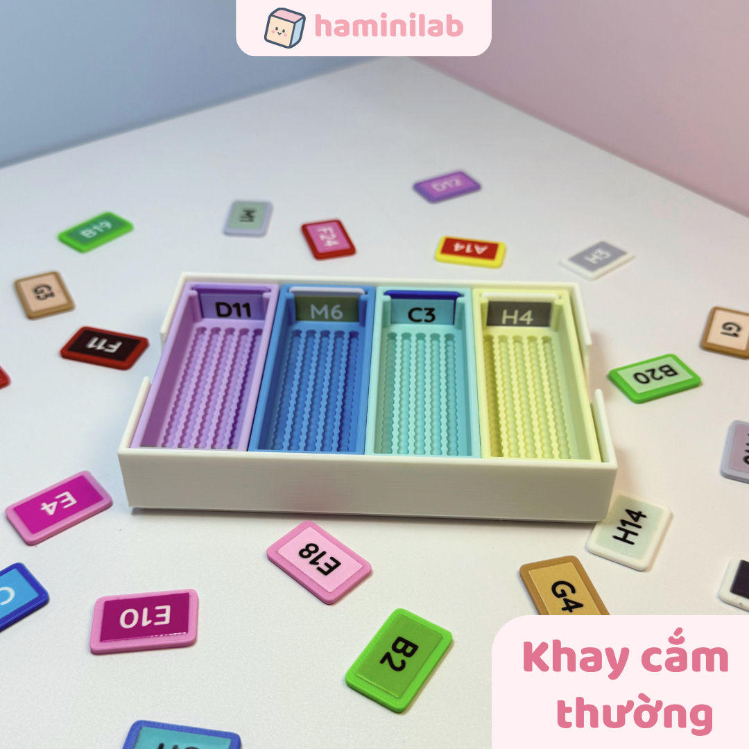 Khay cắm hạt nhựa ủi 2,6mm HAMINI khay dựng hạt nhựa tiện lợi nhiều ô hạt nhựa ủi 2.6mm