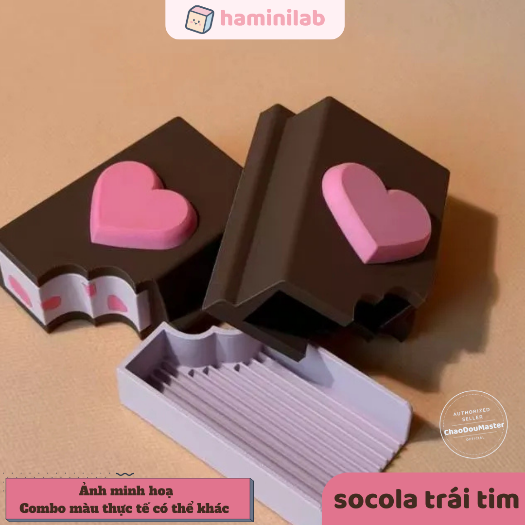 Khay xỏ hạt nhựa ủi 2,6mm HAMINI khay hình socola trái tim