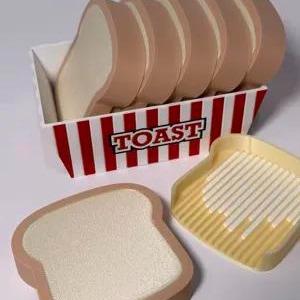 Khay xỏ hạt nhựa ủi 2,6mm HAMINI khay hình Toast, ảnh 2