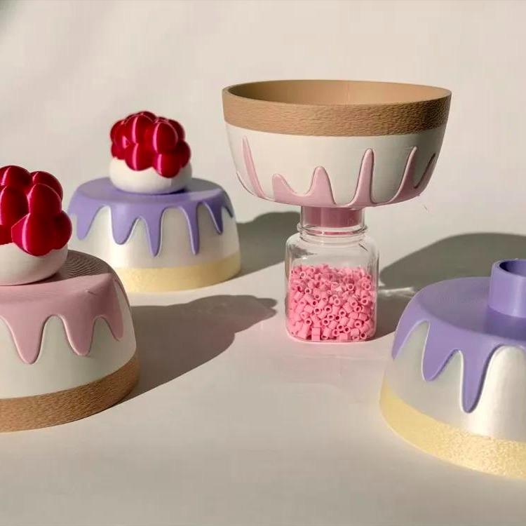 Phễu đổ hạt nhựa ủi HAMINI hỗ trợ gom và phân loại hạt hình Cake, ảnh 4