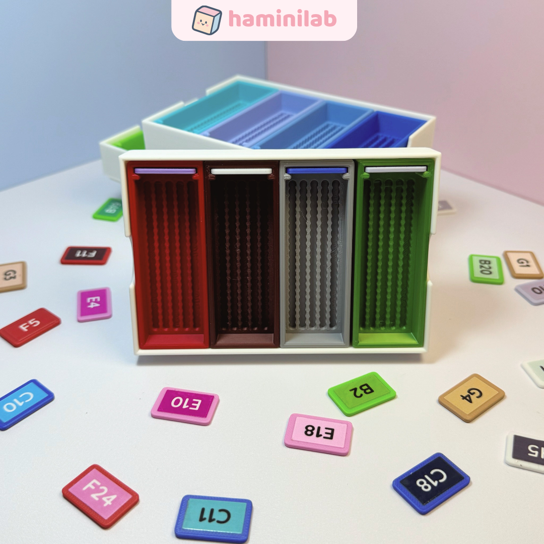 Khay cắm hạt nhựa ủi 2,6mm HAMINI khay dựng hạt nhựa tiện lợi nhiều ô hạt nhựa ủi 2.6mm, ảnh 3