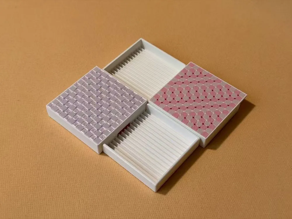 Khay xỏ hạt nhựa ủi 2,6mm HAMINI khay hình lưới đan, ảnh 3