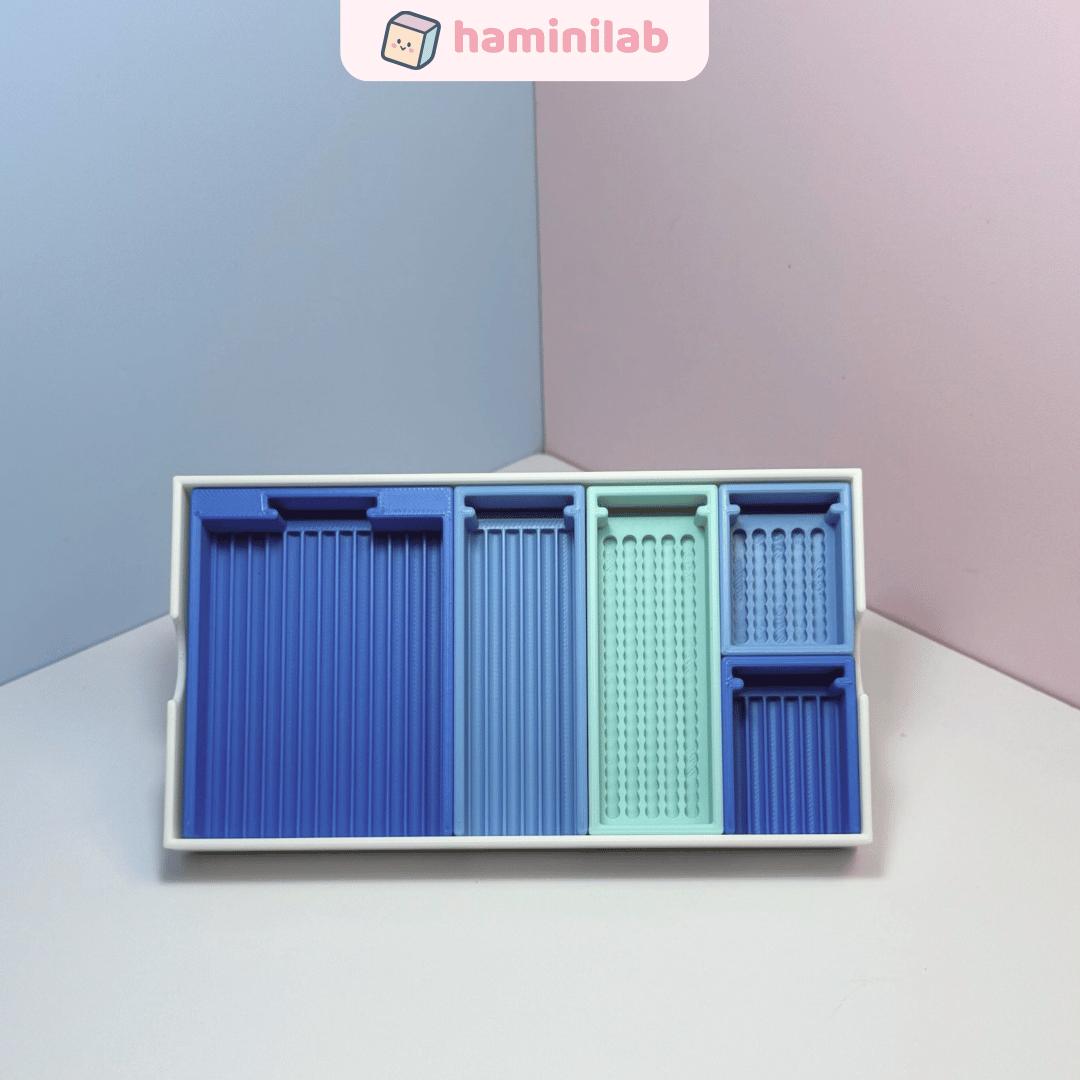 Khay cắm hạt và khay xỏ hạt nhựa ủi 2,6mm nhiều phiên bản HAMINI khay dựng hạt nhựa tiện lợi nhiều ô hạt nhựa ủi 2.6mm, ảnh 6