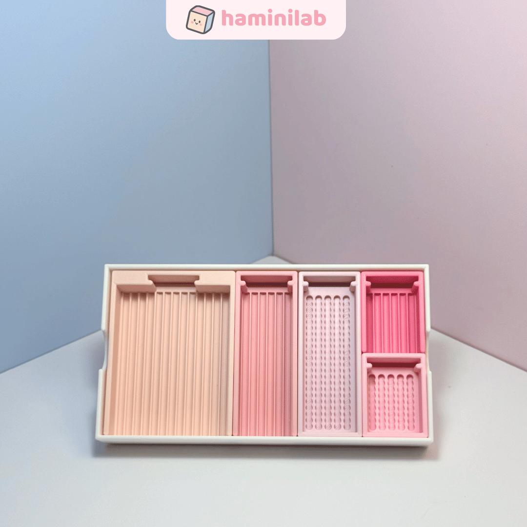 Khay cắm hạt và khay xỏ hạt nhựa ủi 2,6mm nhiều phiên bản HAMINI khay dựng hạt nhựa tiện lợi nhiều ô hạt nhựa ủi 2.6mm, ảnh 8