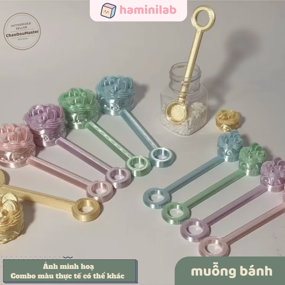 Muỗng múc hạt nhựa ủi HAMINI tích hợp cắm hạt đứng tiện lợi làm tranh pixel art hạt nhựa ủi mini 2.6mm nhiều màu