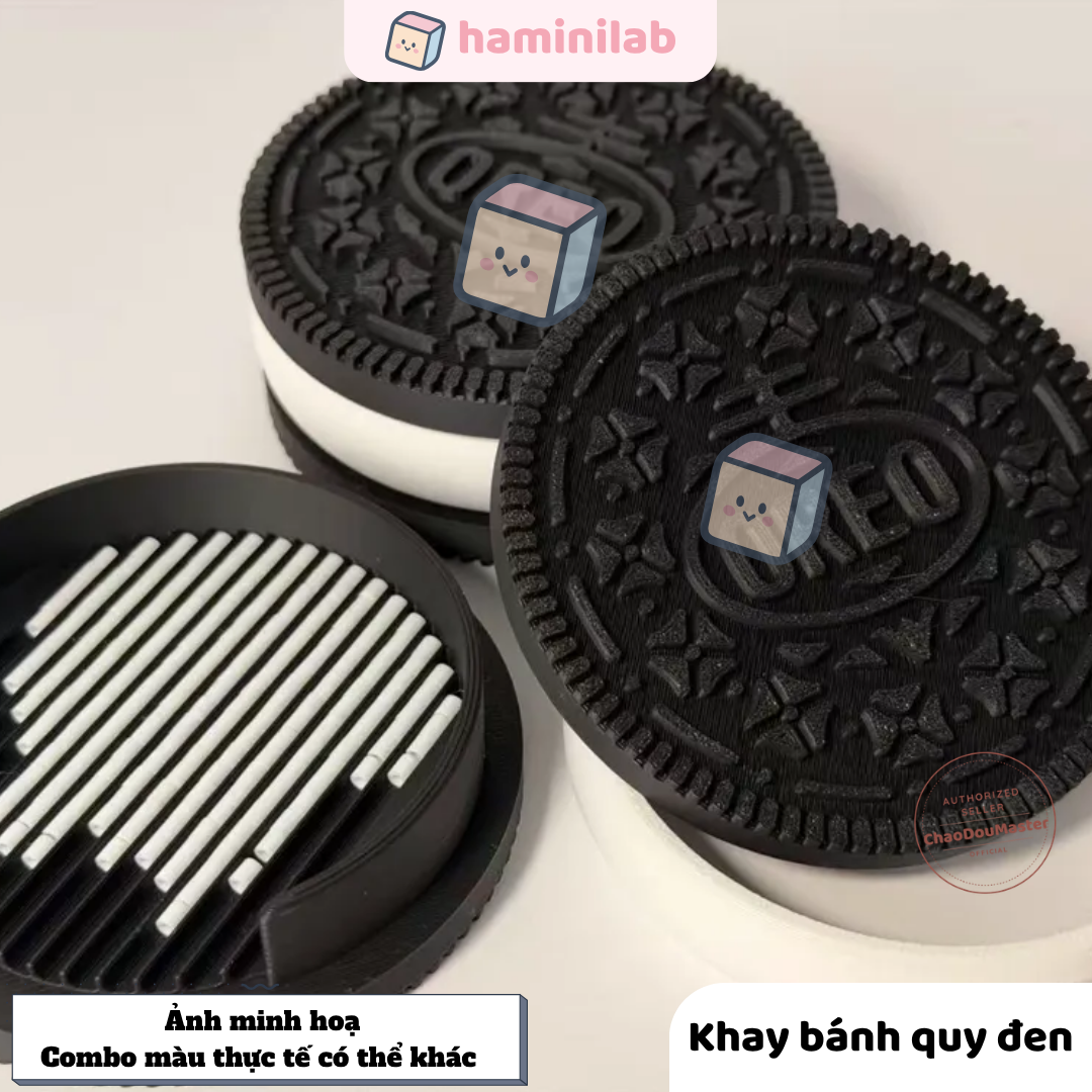 Khay xỏ hạt nhựa ủi 2,6mm HAMINI khay hình bánh quy O.re.o
