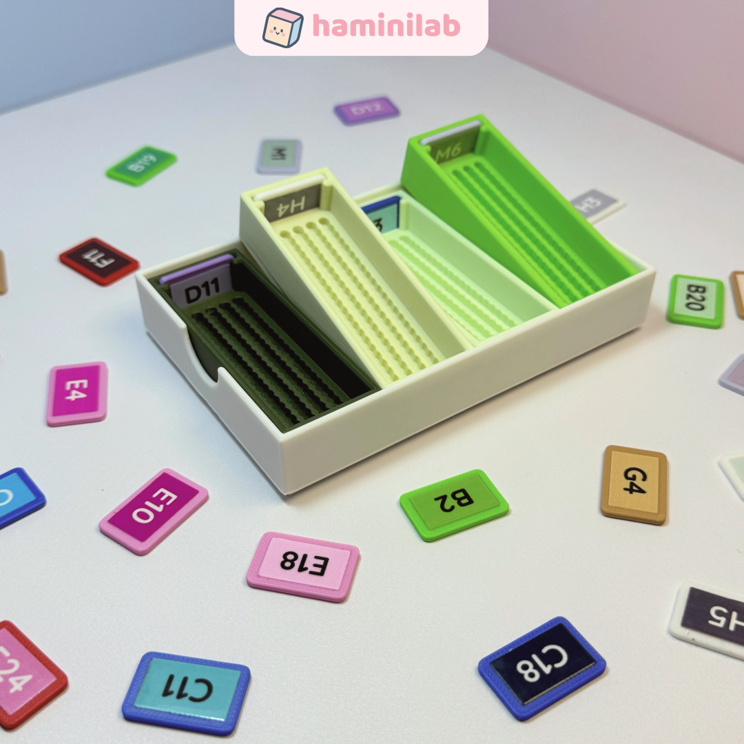 Khay cắm hạt nhựa ủi 2,6mm HAMINI khay dựng hạt nhựa tiện lợi nhiều ô hạt nhựa ủi 2.6mm, ảnh 4
