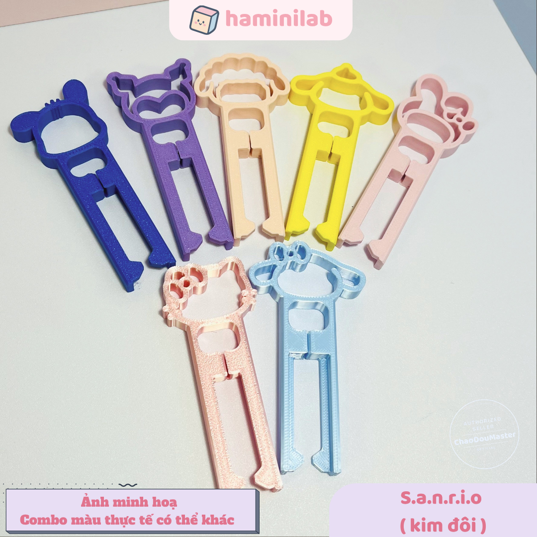 Kim đôi các nhân vật S.a.n.r.io HAMINI gắp hạt nhựa ủi 2.6mm HAMINI hỗ trợ xếp đính hạt pixel art chính xác tiện lợi, đồ chơi DIY handmade