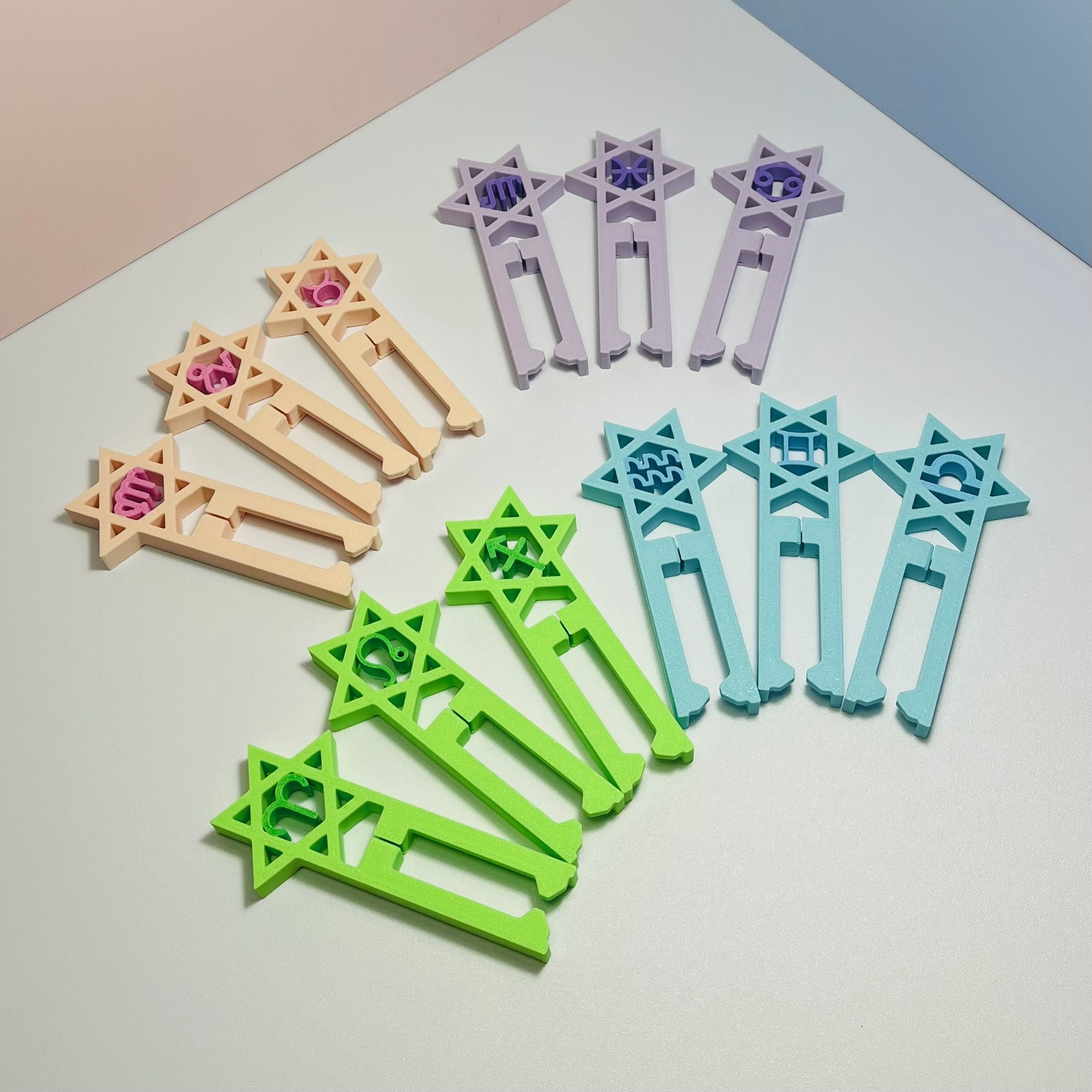Kim đôi 12 cung hoàng đạo gắp hạt nhựa ủi 2.6mm HAMINI hỗ trợ xếp đính hạt pixel art chính xác tiện lợi, đồ chơi DIY handmade, ảnh 2