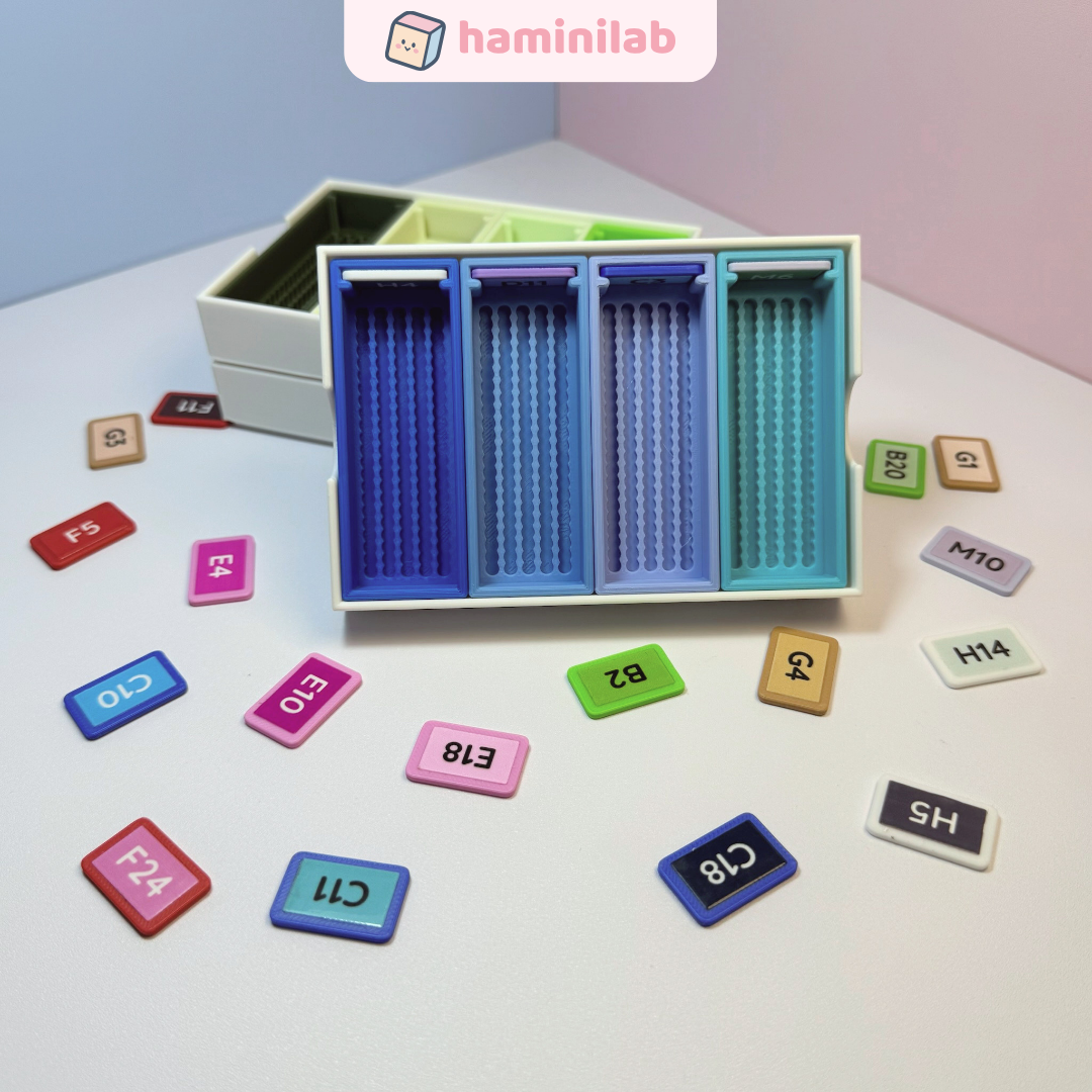 Khay cắm hạt nhựa ủi 2,6mm HAMINI khay dựng hạt nhựa tiện lợi nhiều ô hạt nhựa ủi 2.6mm, ảnh 2