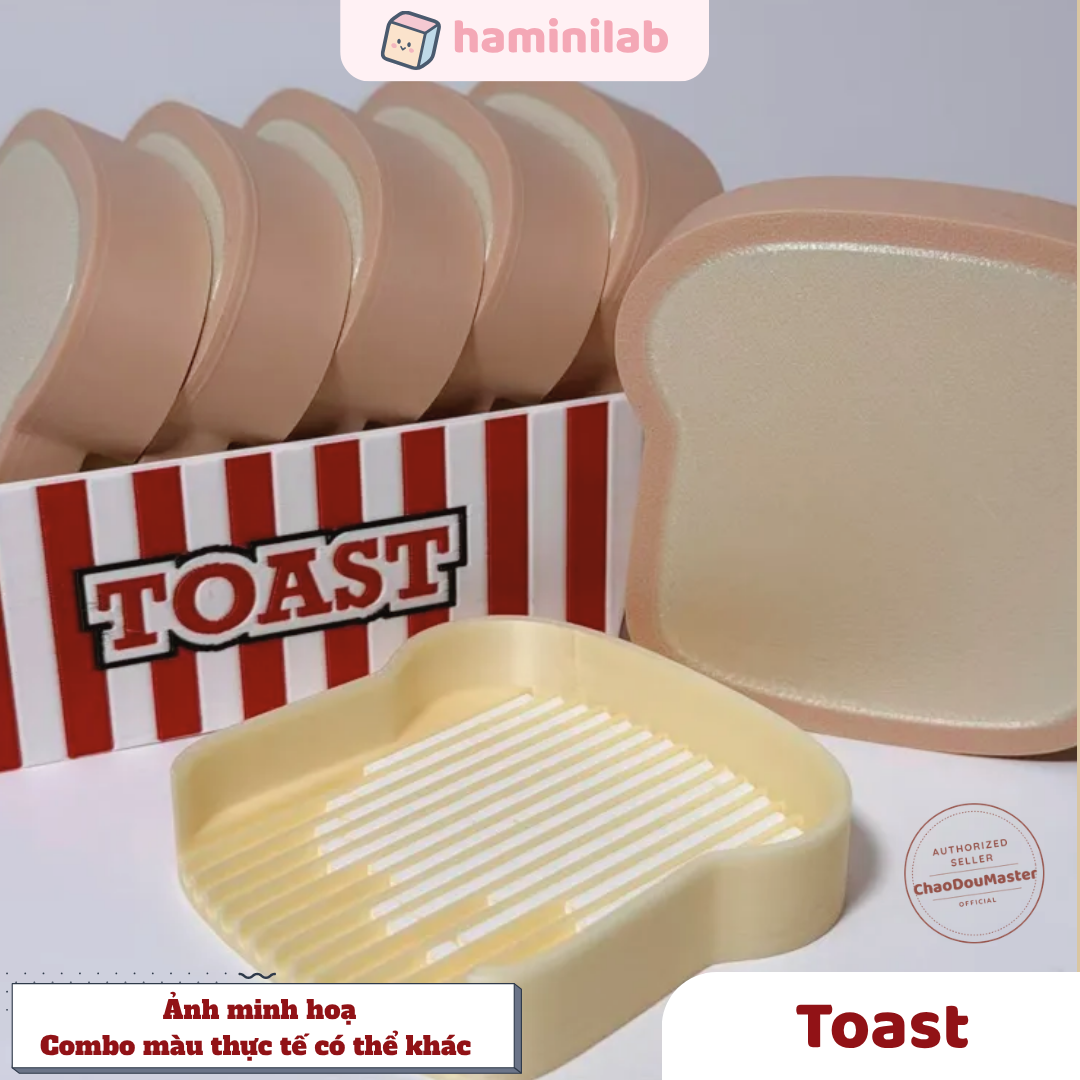 Khay xỏ hạt nhựa ủi 2,6mm HAMINI khay hình Toast